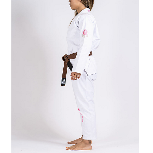 Grips BJJ Female Grips BJJ GI Leo Cor Woman White