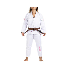 Grips BJJ Female Grips BJJ GI Leo Cor Woman White