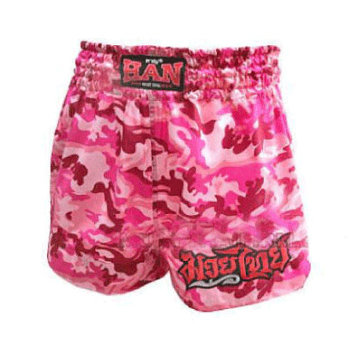 Han Muay Thai Muay Thai Shorts Han Muay Thai Boxing Shorts Pink Camo