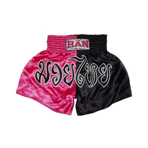 Han Muay Thai Muay Thai Shorts Han Muay Thai shorts 2tone M/T Pink/Black