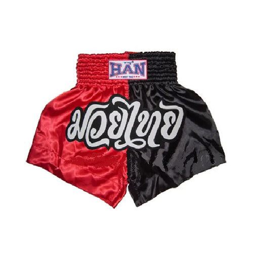 Han Muay Thai Muay Thai Shorts Han Muay Thai shorts 2tone Red/Black
