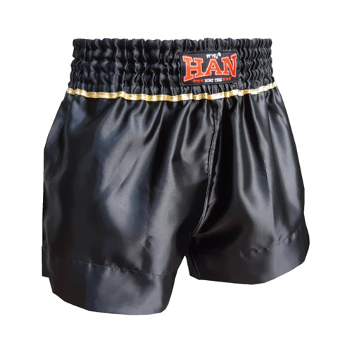 Han Muay Thai Muay Thai Shorts Han Muay Thai Shorts Comfort Fit - Black