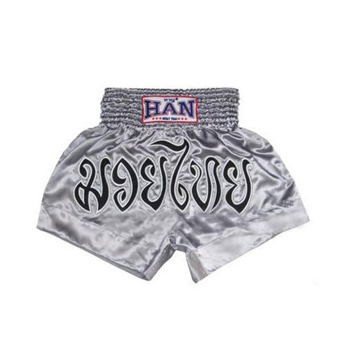 Han Muay Thai Muay Thai Shorts Han Muay Thai Shorts Silver