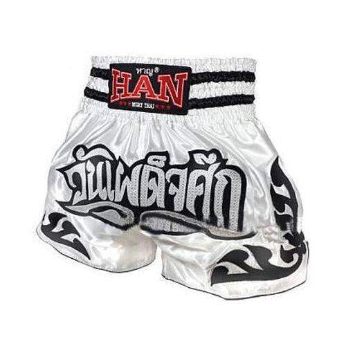 Han Muay Thai Muay Thai Shorts Han Muay Thai shorts The Showdown - White