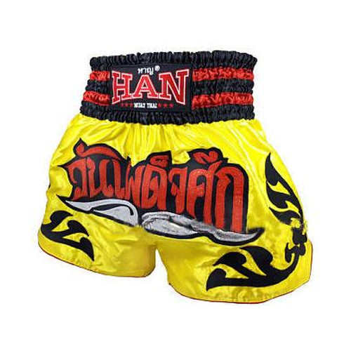 Han Muay Thai Muay Thai Shorts Han Muay Thai shorts The Showdown - Yellow