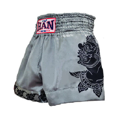 Han Muay Thai Muay Thai Shorts Han Muay Thai shorts Yak Giant Demon Dark Gray