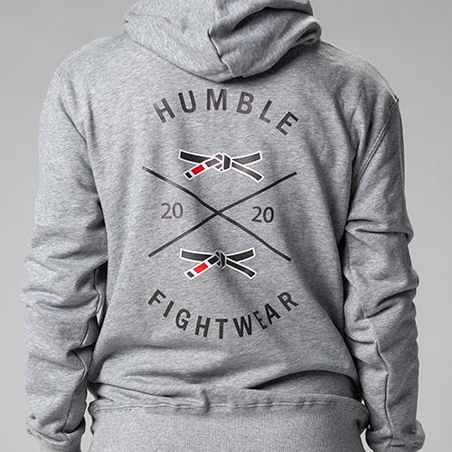 Humble Fightwear Hoodies & Long Sleeve Humble Classic Hoodie Grey