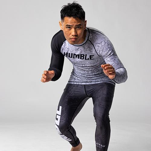 Humble Fightwear Longsleeve Rash Guard Humble Rose Kill Long Sleeve Rashguard