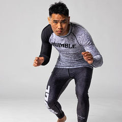 Humble Fightwear Longsleeve Rash Guard Humble Rose Kill Long Sleeve Rashguard