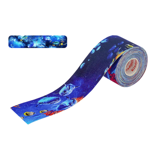 Kindmax Kinesiology Tape Kinesiology Tape Deep Sea Kindmax Colourful Printed Kinesiology Tape