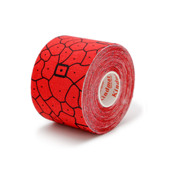 Kindmax Kinesiology Tape Kinesiology Tape Red Black Cells Kindmax Printed Kinesiology Tape