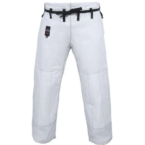 Morgan BJJ Gi Pants White / A1 Dragon BJJ Gi Pants