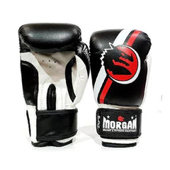 Morgan Boxing Gloves 8oz / Black/White Morgan V2 Classic Boxing Gloves