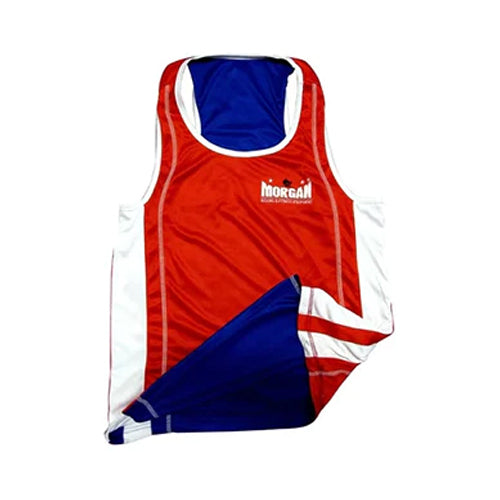 Morgan Boxing Shorts & Singlets Morgan Boxing Singlet Reversible Amateur