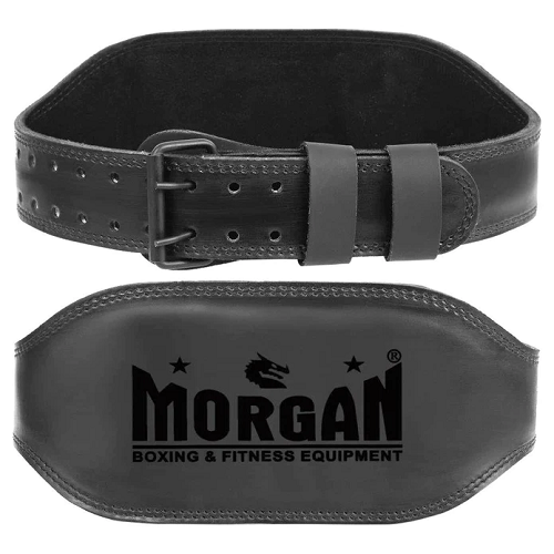 Morgan Gym & Weightlifting Belts Morgan B2 Bomber 15CM Wide Leather Weight Lifting Belt