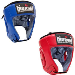 Morgan Head Guards Morgan Boxing Leather Open Face Headgear