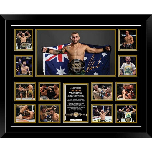 Not specified Memorabilia Alexander The Great Volkanovski UFC Signed Photo Framed Limited Edition