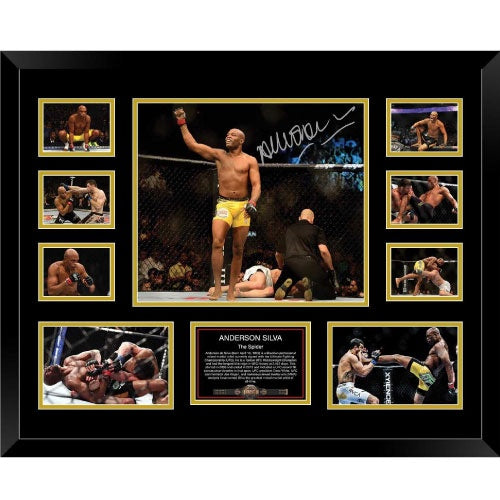 Not specified Memorabilia Anderson Spider Silva UFC Signed Photo Framed Limited Edition