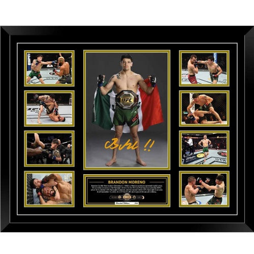 Not specified Memorabilia Brandon Moreno UFC Signed Photo Framed Limited Edition