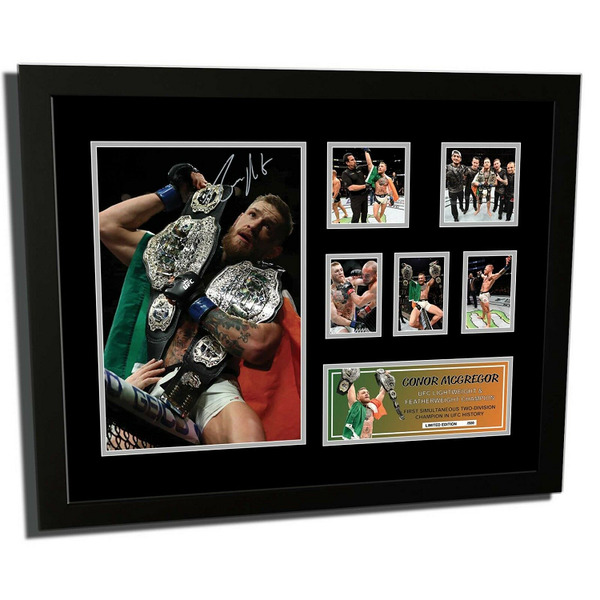 Not specified Memorabilia Conor McGregor UFC 2 Division Champ Signed Photo Framed Limited Edition