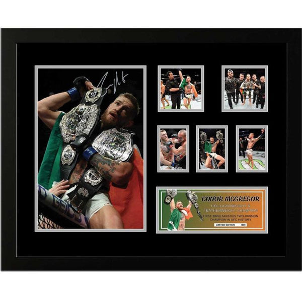 Not specified Memorabilia Conor McGregor UFC 2 Division Champ Signed Photo Framed Limited Edition