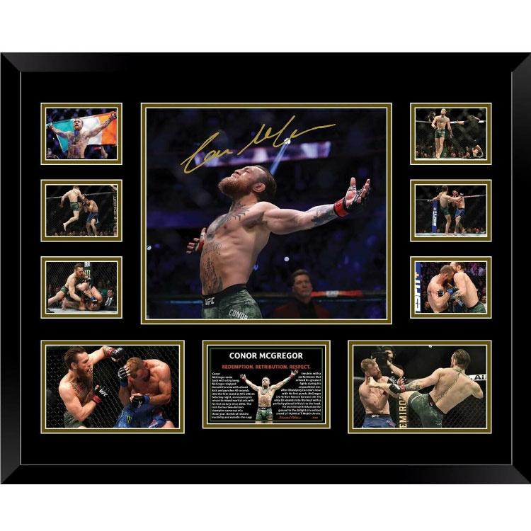 Conor McGregor UFC 246 Comeback Signed Photo Framed Limited Edition