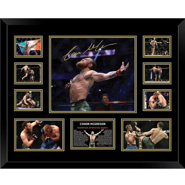 Not specified Memorabilia Conor McGregor UFC 246 Comeback Signed Photo Framed Limited Edition