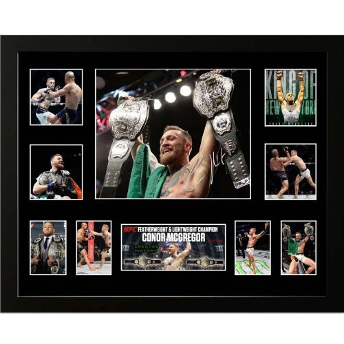 Not specified Memorabilia Conor McGregor UFC Double Champ Signed Photo Framed Limited Edition