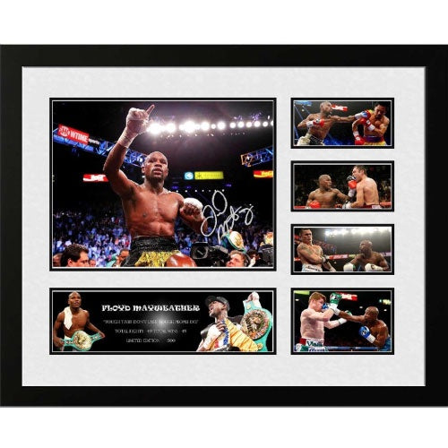 Not specified Memorabilia Floyd Mayweather Jr Signed Photo Framed Limited Edition