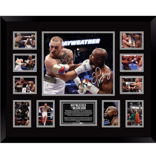 Not specified Memorabilia Floyd Mayweather vs Conor McGregor Signed Photo Framed Limited Edition