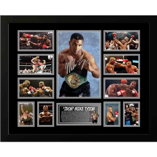 Not specified Memorabilia Iron Mike Tyson IBF WBA WBC Signed Limited Edition Frame