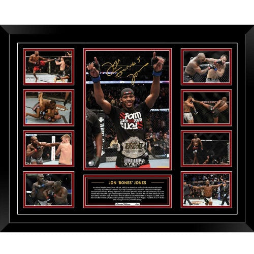 Not specified Memorabilia Jon Jones UFC Signed Photo Framed Limited Edition