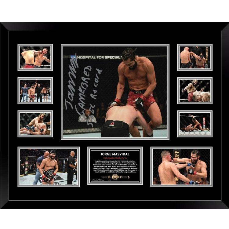 Not specified Memorabilia Jorge Masvidal BMF Champion Signed Photo Framed Limited Edition