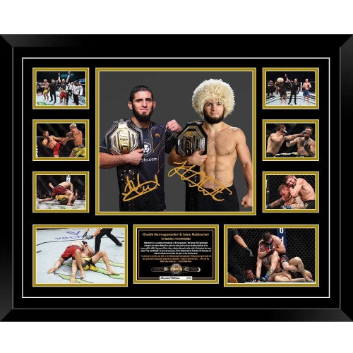 Not specified Memorabilia Khabib Nurmagomedov Islam Makhachev UFC Signed Frame