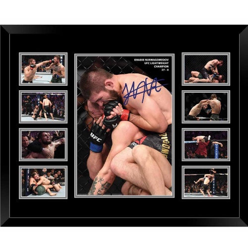 Not specified Memorabilia Khabib Nurmagomedov UFC 27-0 Signed Photo Framed Limited Edition