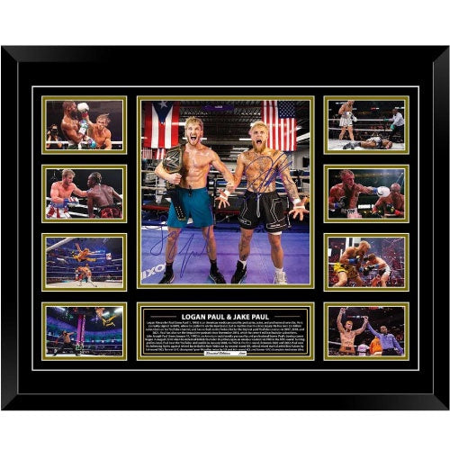 Not specified Memorabilia Logan Paul Jake Paul Signed Photo Framed Limited Edition