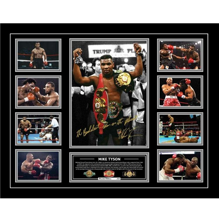 Not specified Memorabilia Mike Tyson WBA WBC IBF Signed Photo Framed Limited Edition