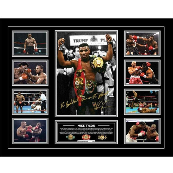 Not specified Memorabilia Mike Tyson WBA WBC IBF Signed Photo Framed Limited Edition