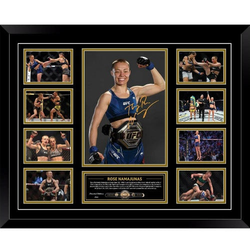 Not specified Memorabilia Thug Rose Namajunas UFC Champ Signed Photo Framed Limited Edition