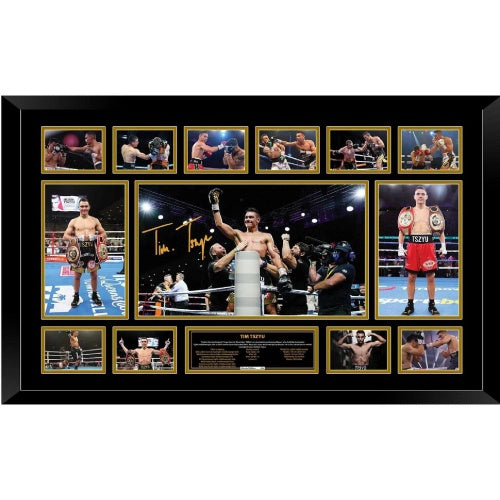 Not specified Memorabilia Tim Tszyu Limited Edition 20-0 Signed Photo Framed