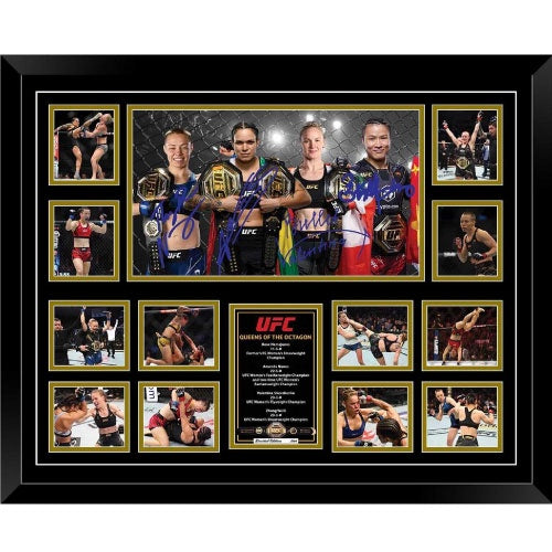 Not specified Memorabilia UFC Queens Amanda Nunes Valentina Shevchenko Signed Limited Edition Frame