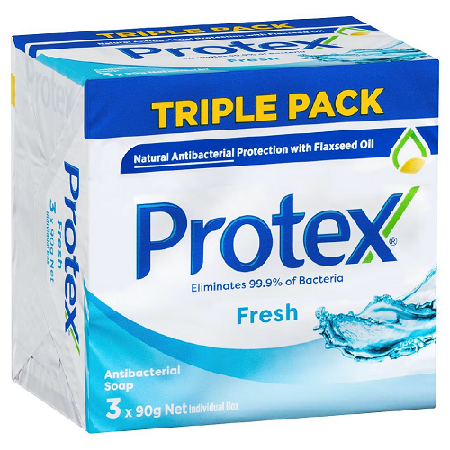 Protex Soap HYGIENE Protex Antibacterial Fresh Bar Soap 90g x 3 Pack