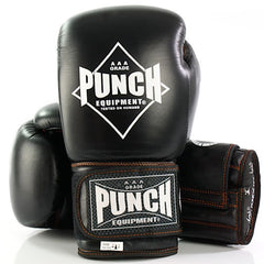 Punch Boxing Gloves 12oz Punch Black Diamond Muay Thai Boxing Gloves