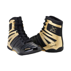 STING Boxing Boots US5 Sting Viper Boxing Shoes - Black Gold