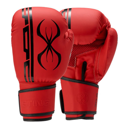STING Boxing Gloves 10oz / Red/Black Sting Armaplus Boxing Gloves - NEW