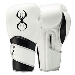 STING Boxing Gloves 12oz / White/Black Sting Viper X Boxing Gloves