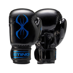 STING Boxing Gloves Kids Black/Blue Sting Arma Junior Boxing Gloves