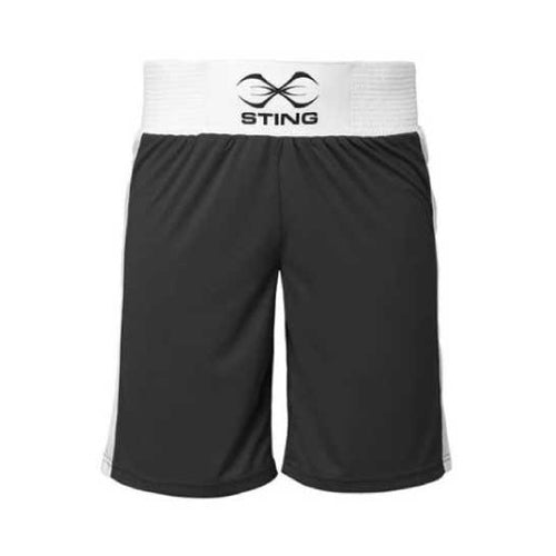 STING Boxing Shorts & Singlets AIBA Sting Mens Mettle Boxing Shorts - Black