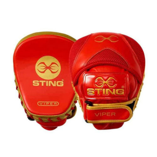 STING Focus Mitts Red/Gold Sting Boxing Viper Speed Focus Mitts