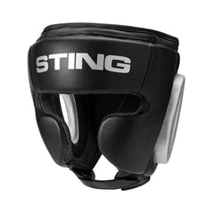 STING Head Guards M / Black/Silver Sting Boxing Armaplus Full Face Head Guard